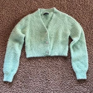 Shein cropped cardigan